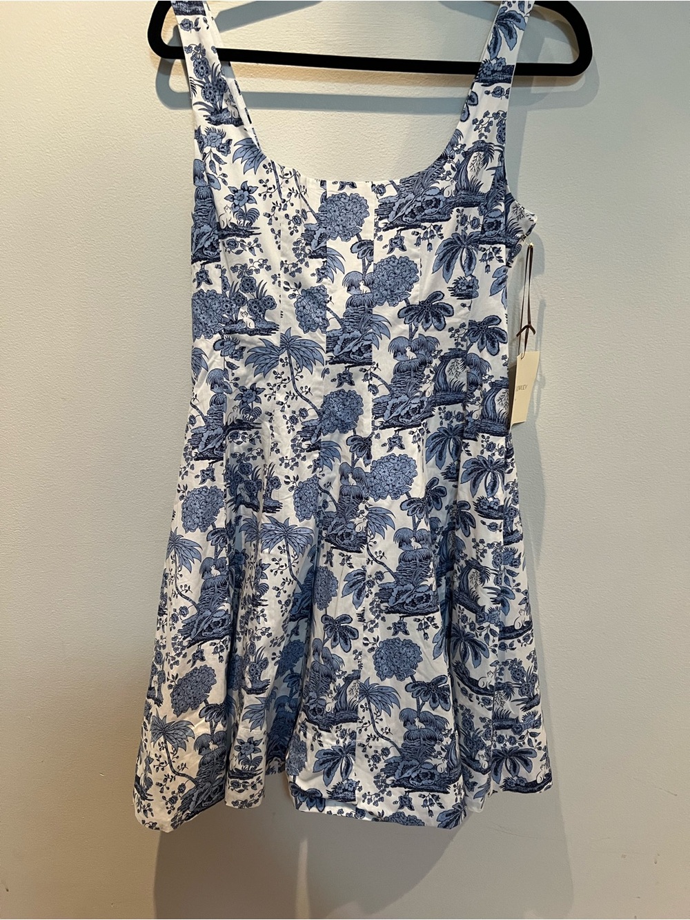 Cynthia Rowley Blue and White Floral Sundress